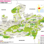 FOREST MAP OF MADHYA PRADESH