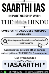SAARTHI IAS IN PARTNERSHIP WITH THE HINDU