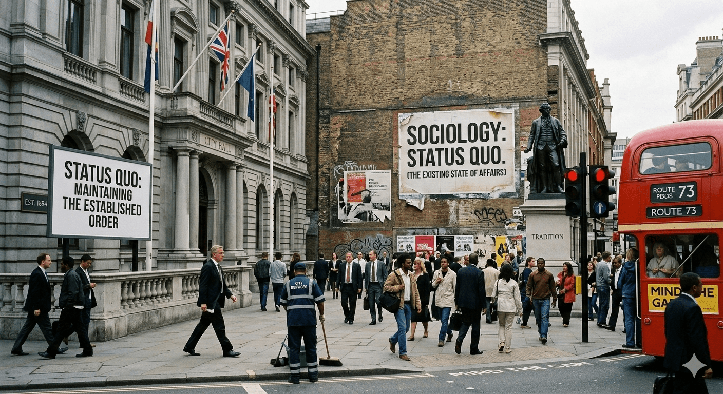 Sociological Visualization of the Status Quo and Resistance